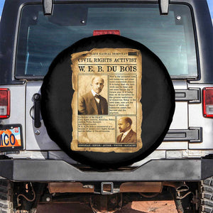 Vintage Newspaper W E B Du Bois Spare Tire Cover Civil Rights History TS12 No hole Black Print Your Wear