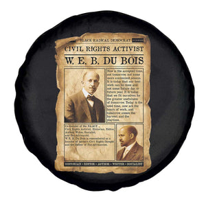 Vintage Newspaper W E B Du Bois Spare Tire Cover Civil Rights History TS12 Print Your Wear