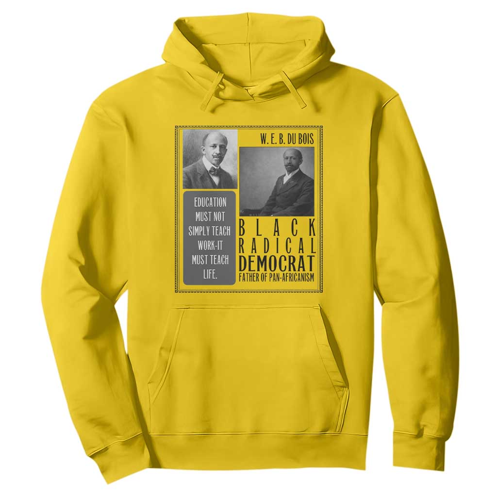 W E B Du Bois Hoodie Pan Africanism Intellectual Leader TS12 Daisy Print Your Wear