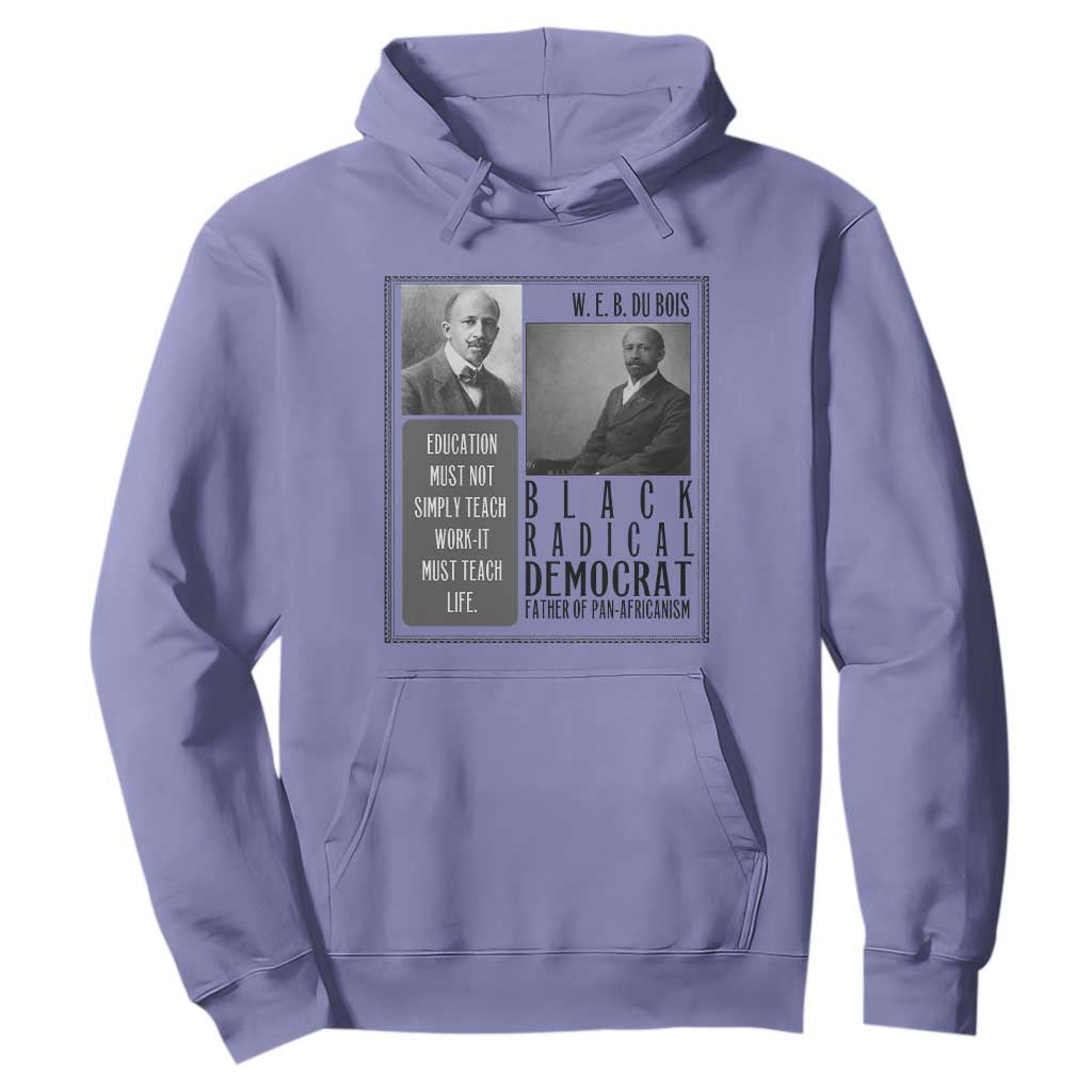 W E B Du Bois Hoodie Pan Africanism Intellectual Leader TS12 Violet Print Your Wear