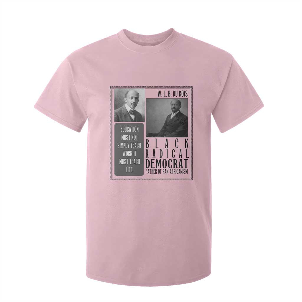 W E B Du Bois T Shirt For Kid Pan Africanism Intellectual Leader TS12 Light Pink Print Your Wear