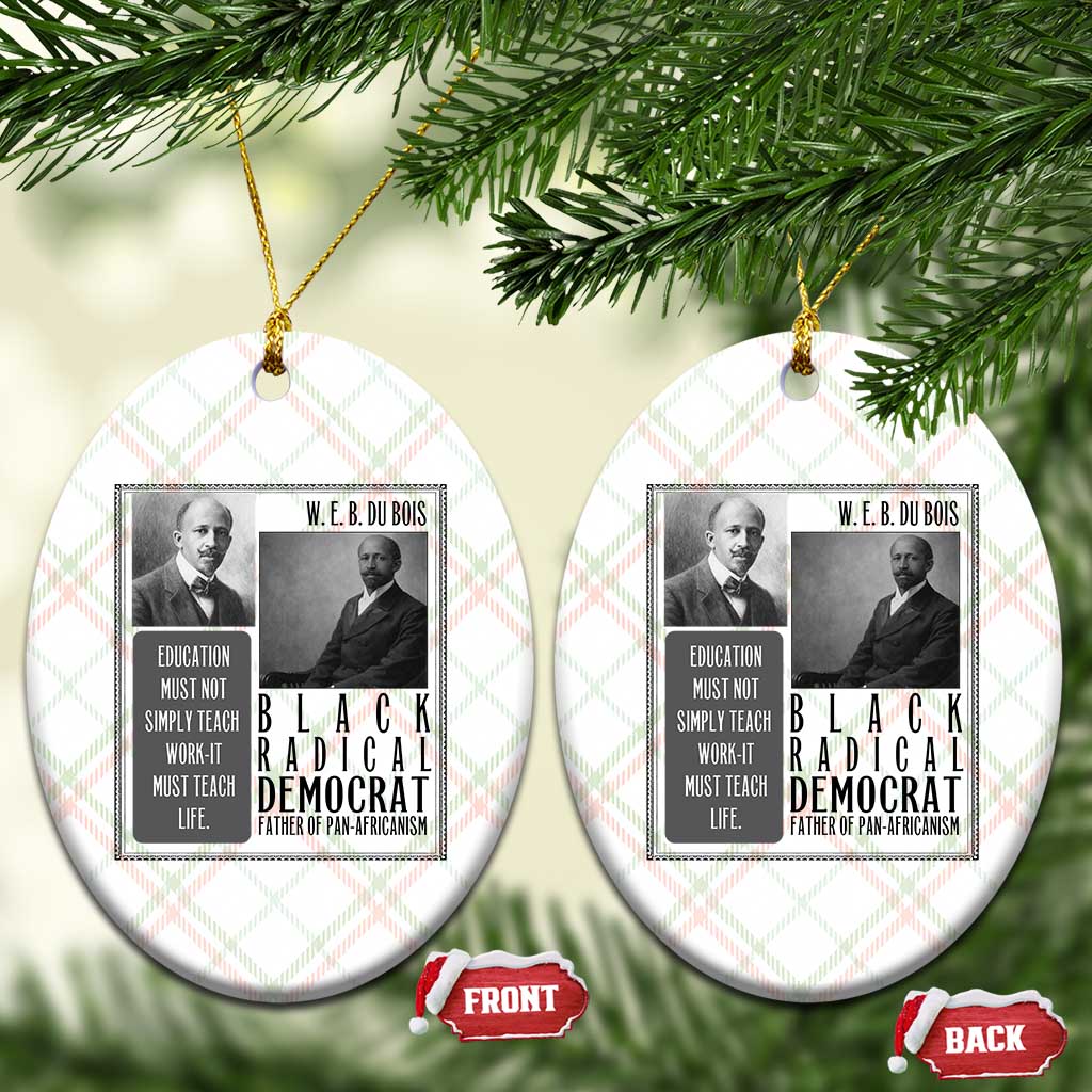 W E B Du Bois Ceramic Ornament Pan Africanism Intellectual Leader TS12 Print Your Wear