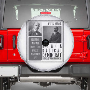 W E B Du Bois Spare Tire Cover Pan Africanism Intellectual Leader TS12 White Print Your Wear