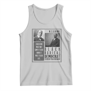 W E B Du Bois Tank Top Pan Africanism Intellectual Leader TS12 Ash Print Your Wear