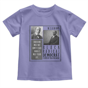 W E B Du Bois Toddler T Shirt Pan Africanism Intellectual Leader TS12 Violet Print Your Wear