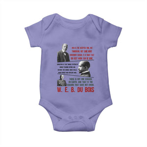 W E B Du Bois Education And Human Development Quote Baby Onesie TS12 Violet Print Your Wear