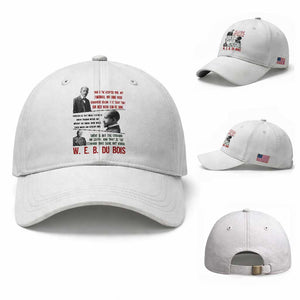 W E B Du Bois Education And Human Development Quote Baseball Cap TS12 Baseball Cap Universal Fit White Print Your Wear