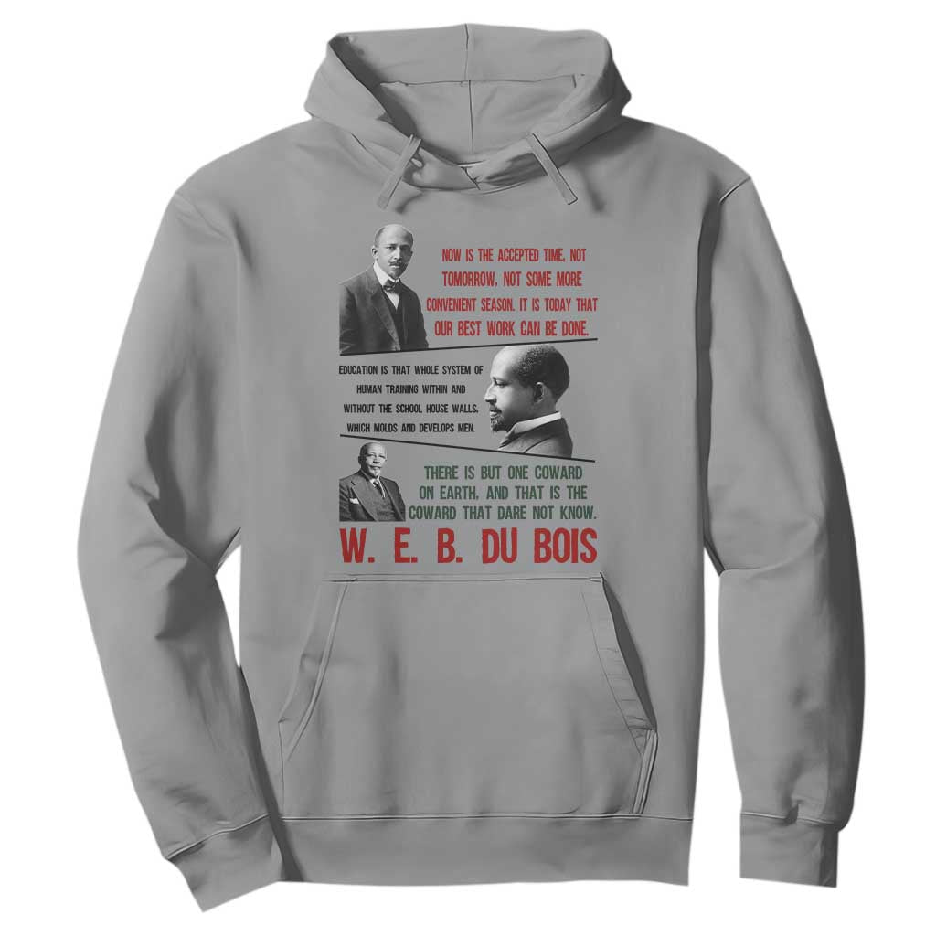 W E B Du Bois Education And Human Development Quote Hoodie TS12 Sport Gray Print Your Wear