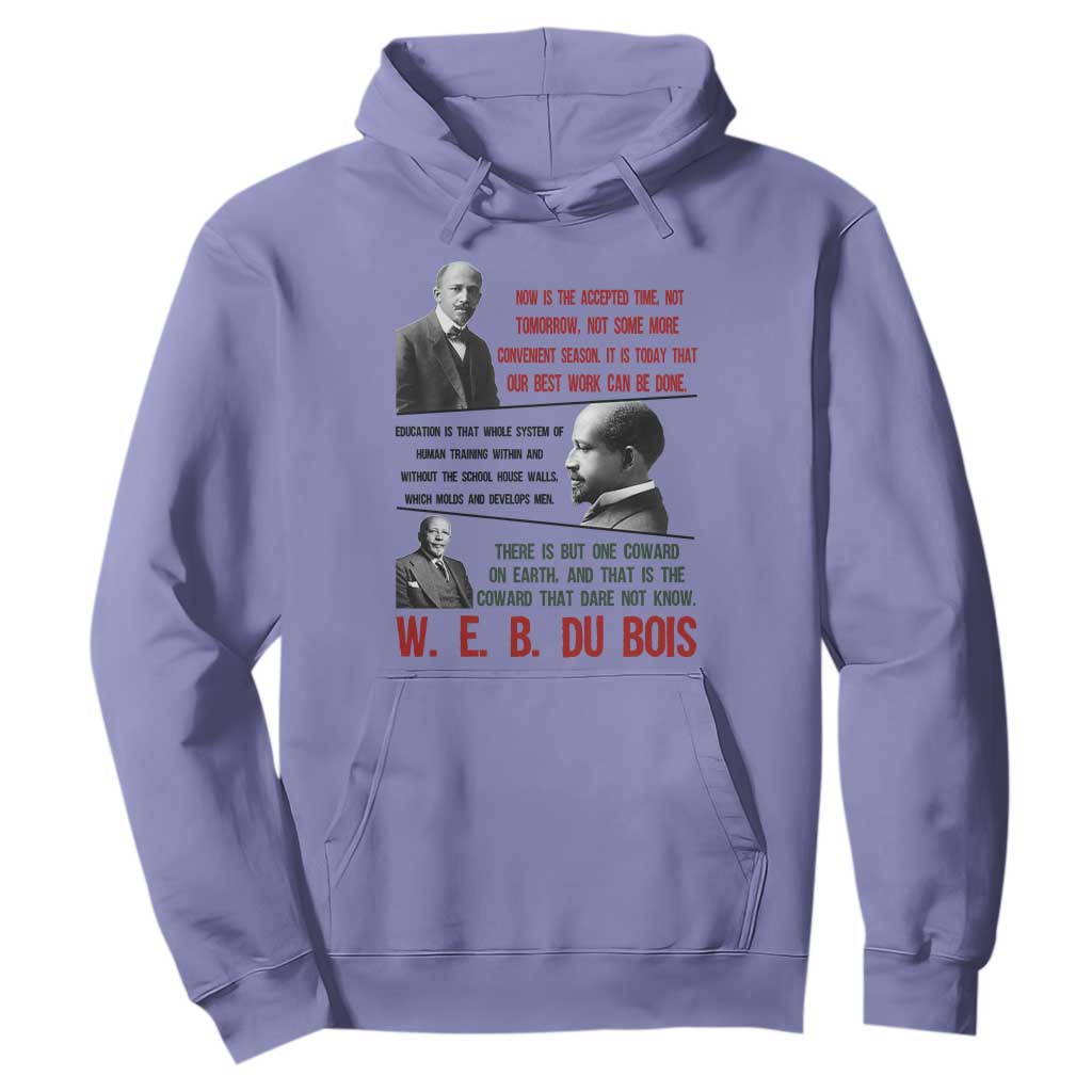 W E B Du Bois Education And Human Development Quote Hoodie TS12 Violet Print Your Wear