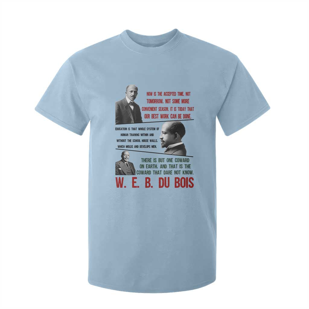 W E B Du Bois Education And Human Development Quote T Shirt For Kid TS12 Light Blue Print Your Wear