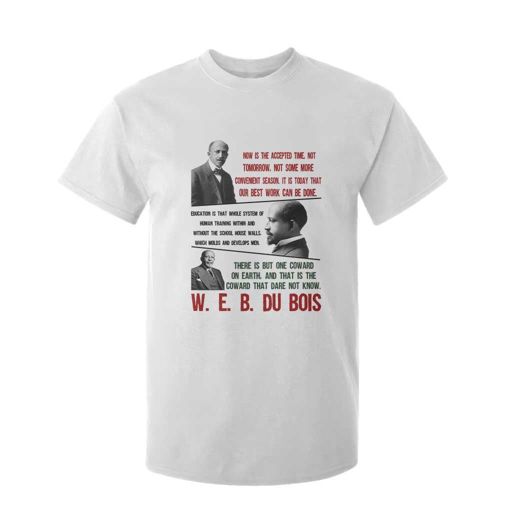 W E B Du Bois Education And Human Development Quote T Shirt For Kid TS12 White Print Your Wear