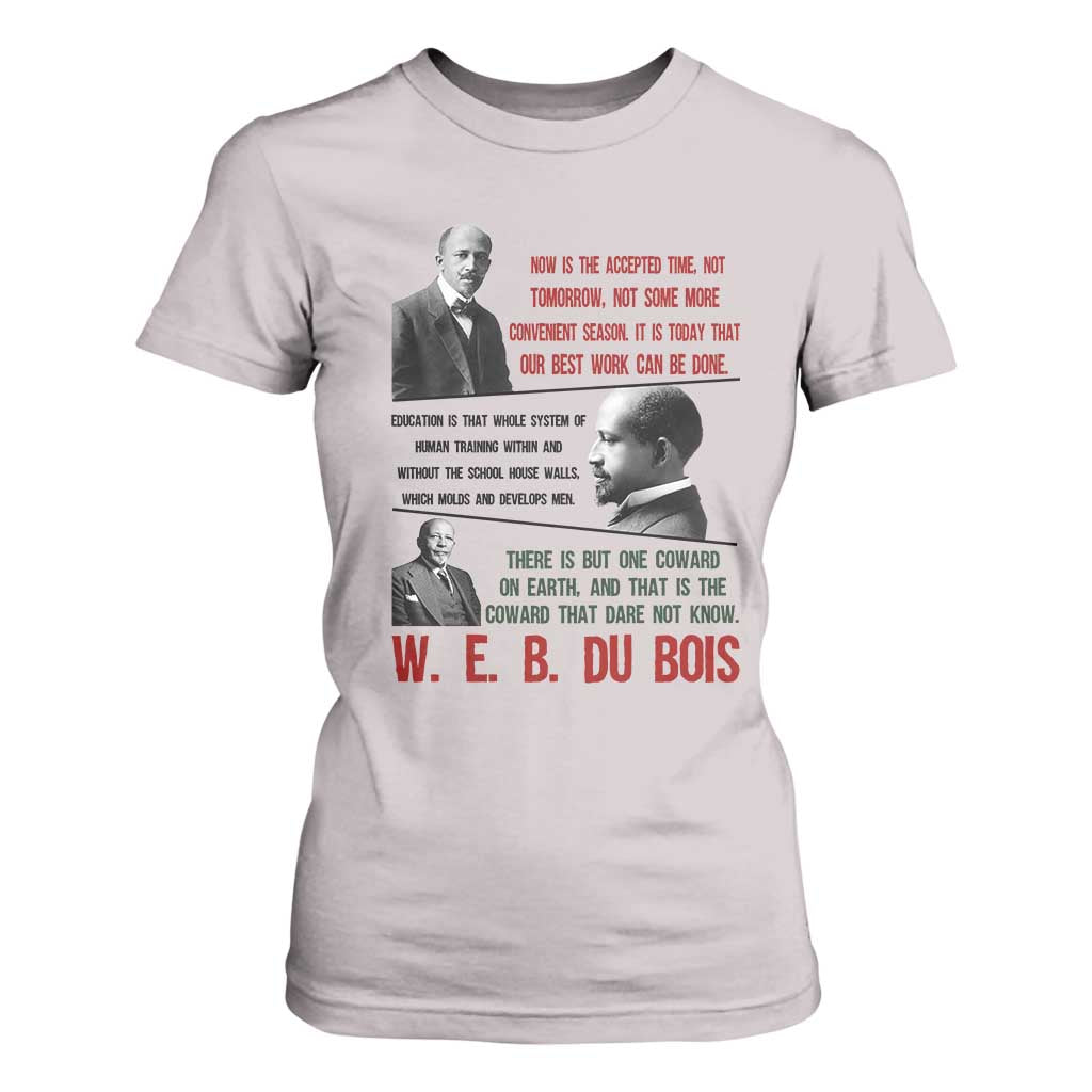 W E B Du Bois Education And Human Development Quote T Shirt For Women TS12 Ice Gray Print Your Wear