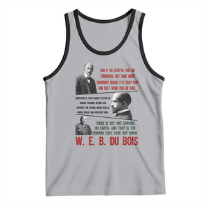 W E B Du Bois Education And Human Development Quote Tank Top TS12 Athletic Heather Black Print Your Wear
