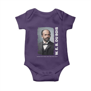 W E B Du Bois Baby Onesie Black Thought Leader And Intellectual Legacy TS12 Purple Print Your Wear