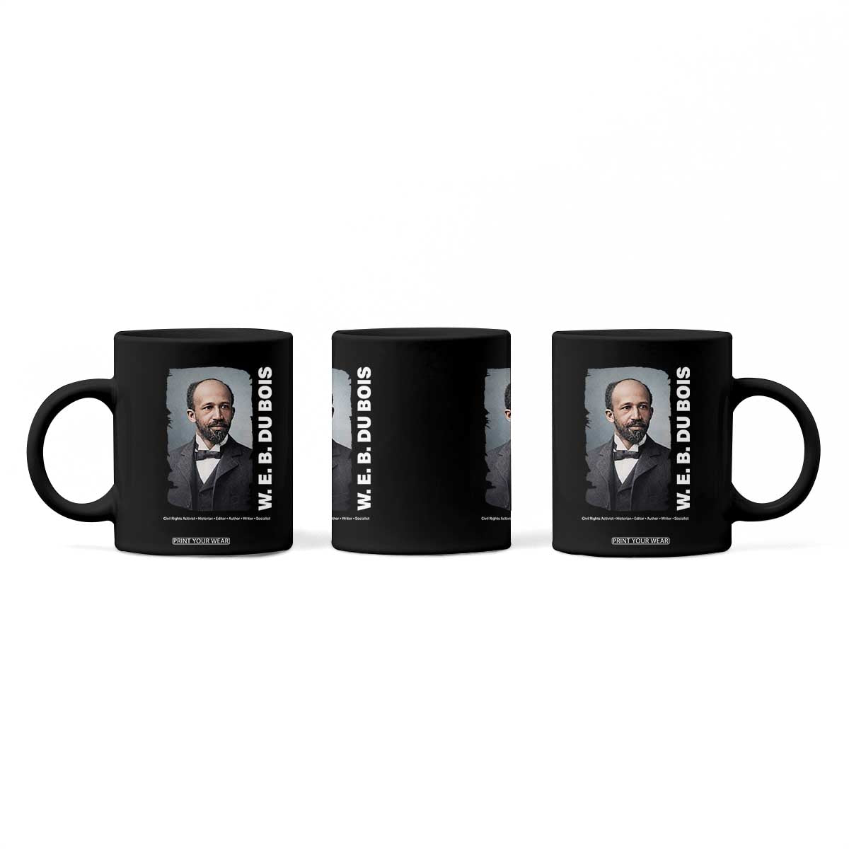W E B Du Bois Coffee Mug Black Thought Leader And Intellectual Legacy TS12 Print Your Wear