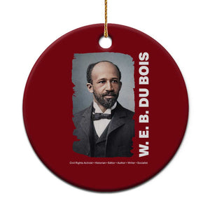 W E B Du Bois Ceramic Ornament Black Thought Leader And Intellectual Legacy TS12 1pc Red Print Your Wear