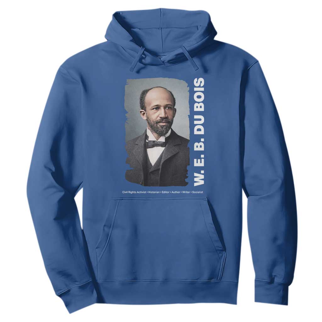 W E B Du Bois Hoodie Black Thought Leader And Intellectual Legacy TS12 Royal Blue Print Your Wear