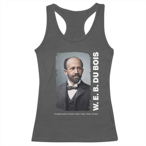 W E B Du Bois Racerback Tank Top Black Thought Leader And Intellectual Legacy TS12 Dark Heather Print Your Wear
