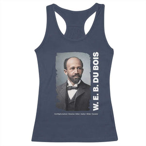 W E B Du Bois Racerback Tank Top Black Thought Leader And Intellectual Legacy TS12 Navy Print Your Wear