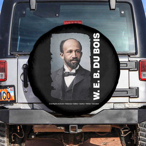 W E B Du Bois Spare Tire Cover Black Thought Leader And Intellectual Legacy TS12 No hole Black Print Your Wear