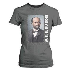 W E B Du Bois T Shirt For Women Black Thought Leader And Intellectual Legacy TS12 Dark Heather Print Your Wear