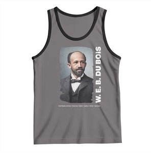 W E B Du Bois Tank Top Black Thought Leader And Intellectual Legacy TS12 Deep Heather Black Print Your Wear