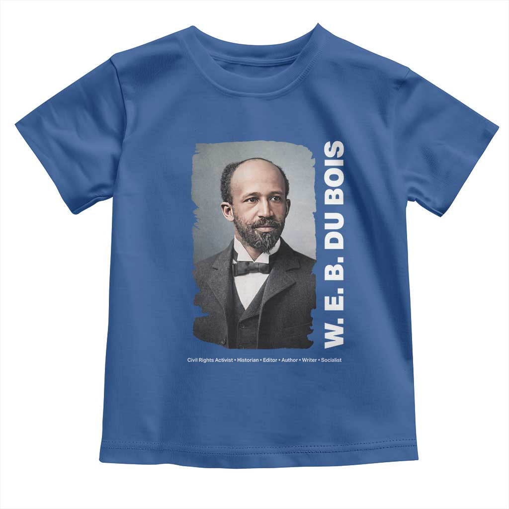 W E B Du Bois Toddler T Shirt Black Thought Leader And Intellectual Legacy TS12 Royal Blue Print Your Wear