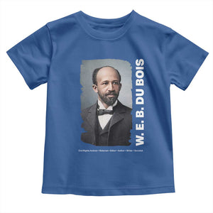 W E B Du Bois Toddler T Shirt Black Thought Leader And Intellectual Legacy TS12 Royal Blue Print Your Wear