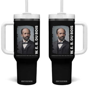 W E B Du Bois Tumbler With Handle Black Thought Leader And Intellectual Legacy TS12 One Size: 40 oz Black Print Your Wear