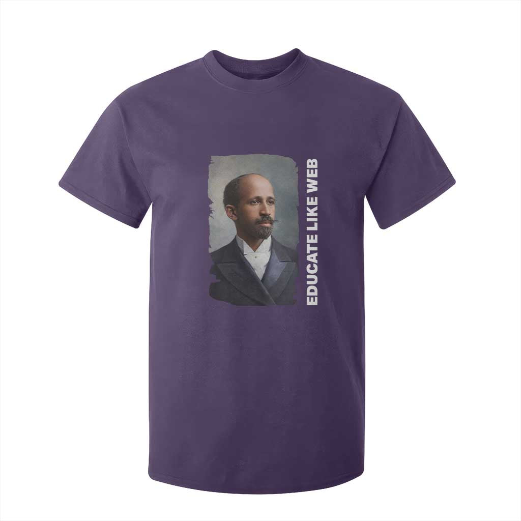 Educate Like W E B T Shirt For Kid African American Heritage TS12 Purple Print Your Wear