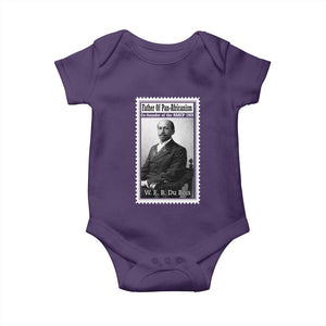 Vintage Stamp W E B Du Bois Baby Onesie Black Thought Leader TS12 Purple Print Your Wear