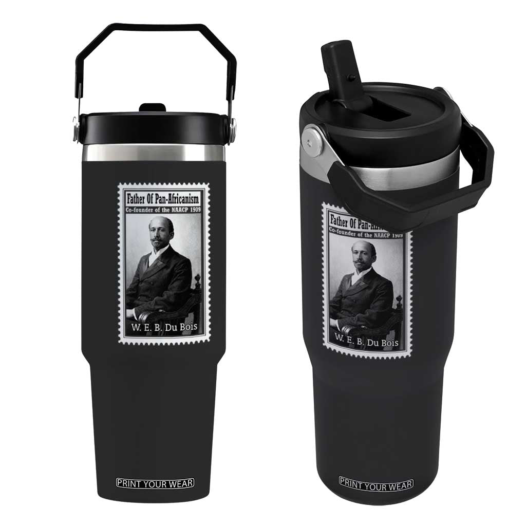 Vintage Stamp W E B Du Bois Flip Straw Tumbler Black Thought Leader TS12 One Size: 30 oz Black Print Your Wear
