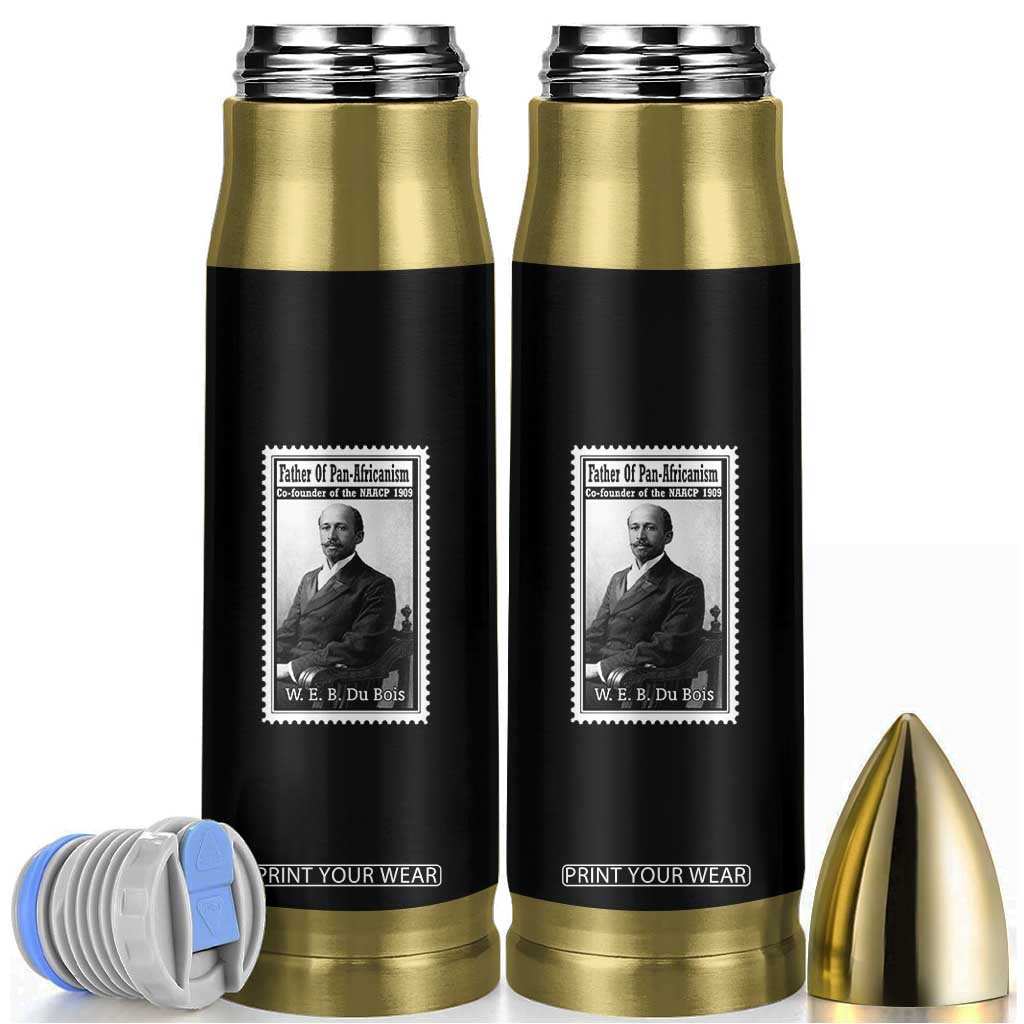 Vintage Stamp W E B Du Bois Bullet Tumbler Black Thought Leader TS12 Black Print Your Wear