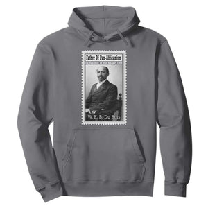 Vintage Stamp W E B Du Bois Hoodie Black Thought Leader TS12 Charcoal Print Your Wear