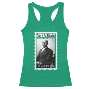 Vintage Stamp W E B Du Bois Racerback Tank Top Black Thought Leader TS12 Irish Green Print Your Wear
