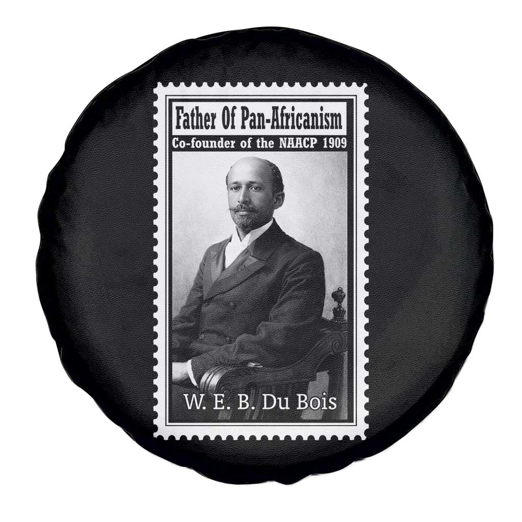 Vintage Stamp W E B Du Bois Spare Tire Cover Black Thought Leader TS12 Print Your Wear