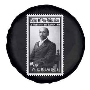 Vintage Stamp W E B Du Bois Spare Tire Cover Black Thought Leader TS12 Print Your Wear