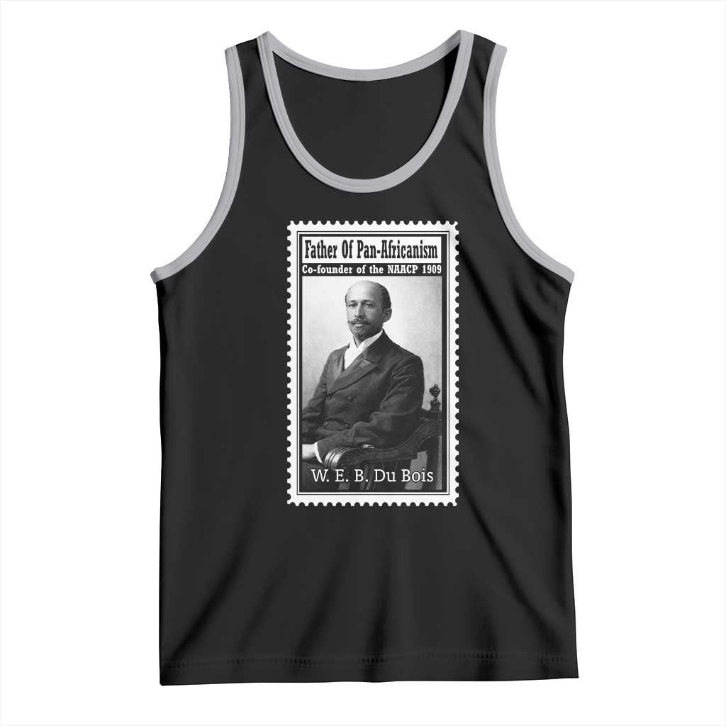 Vintage Stamp W E B Du Bois Tank Top Black Thought Leader TS12 Black Athletic Heather Print Your Wear