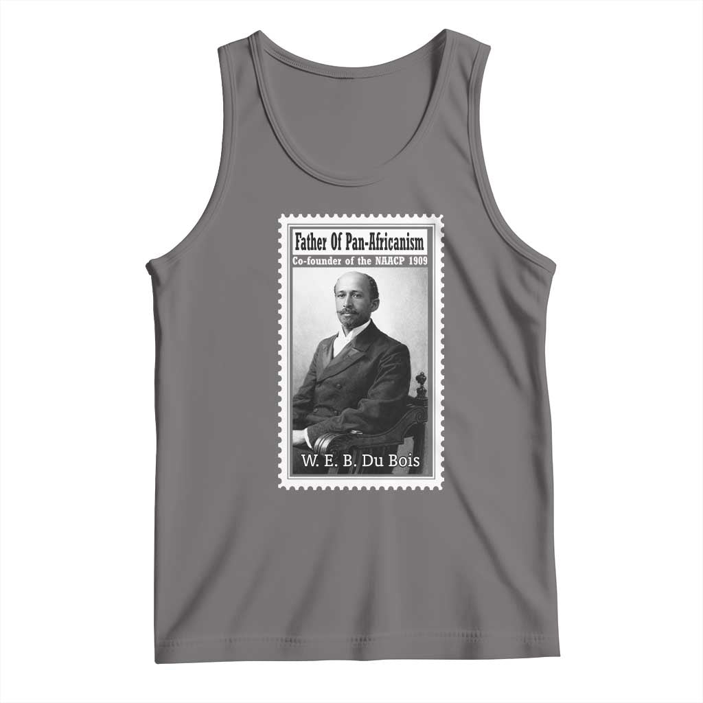 Vintage Stamp W E B Du Bois Tank Top Black Thought Leader TS12 Deep Heather Print Your Wear