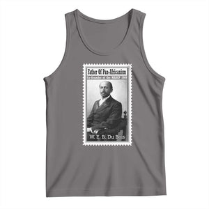 Vintage Stamp W E B Du Bois Tank Top Black Thought Leader TS12 Deep Heather Print Your Wear
