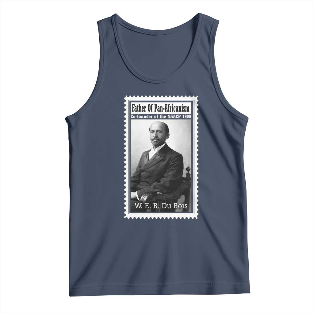 Vintage Stamp W E B Du Bois Tank Top Black Thought Leader TS12 Navy Print Your Wear