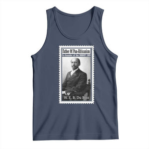 Vintage Stamp W E B Du Bois Tank Top Black Thought Leader TS12 Navy Print Your Wear