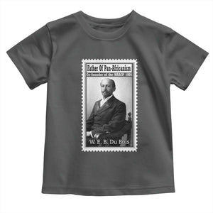 Vintage Stamp W E B Du Bois Toddler T Shirt Black Thought Leader TS12 Dark Heather Print Your Wear