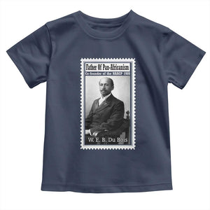 Vintage Stamp W E B Du Bois Toddler T Shirt Black Thought Leader TS12 Navy Print Your Wear