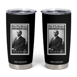 Vintage Stamp W E B Du Bois Tumbler Cup Black Thought Leader TS12 Black Print Your Wear