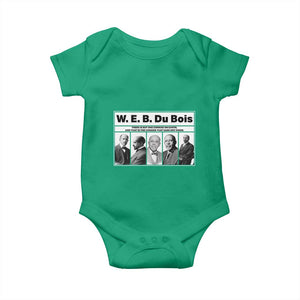 W E B Du Bois Quote Baby Onesie There Is But One Coward On Earth TS12 Irish Green Print Your Wear