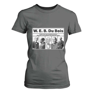 W E B Du Bois Quote T Shirt For Women There Is But One Coward On Earth TS12 Dark Heather Print Your Wear