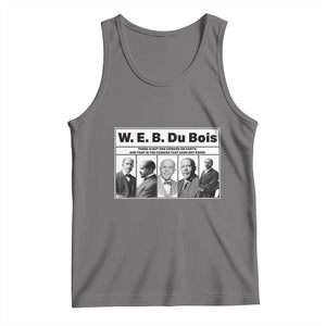 W E B Du Bois Quote Tank Top There Is But One Coward On Earth TS12 Deep Heather Print Your Wear