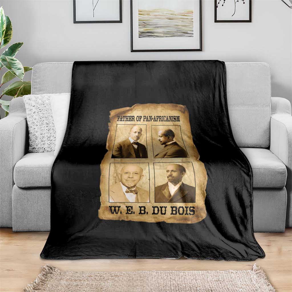 W E B Du Bois Throw Blanket African American History Gift TS12 Print Your Wear