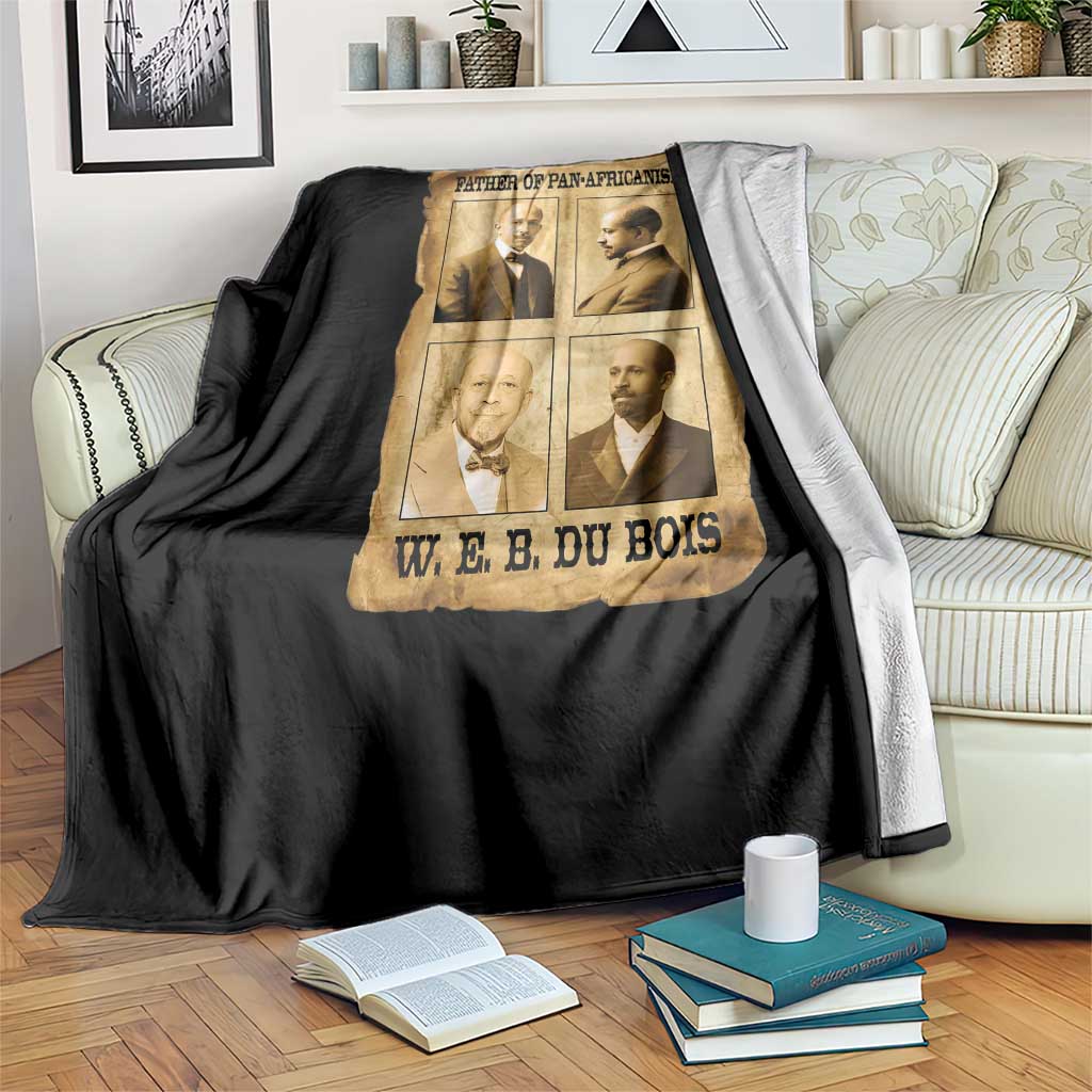 W E B Du Bois Throw Blanket African American History Gift TS12 Print Your Wear